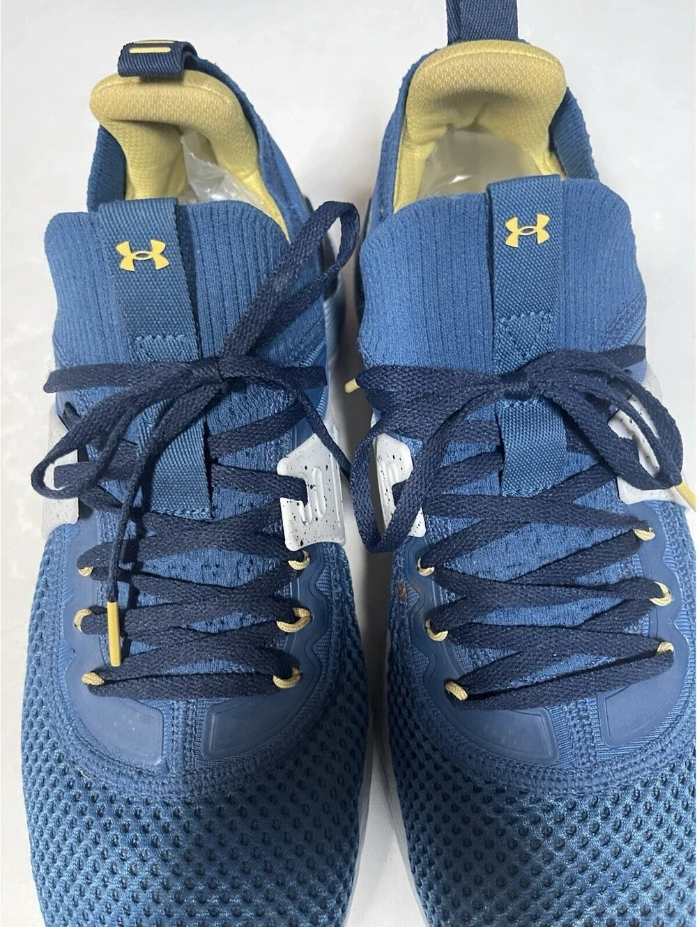 Under Armour Men's Project Rock 4 Royal Blue Athletic Sneakers Size 13